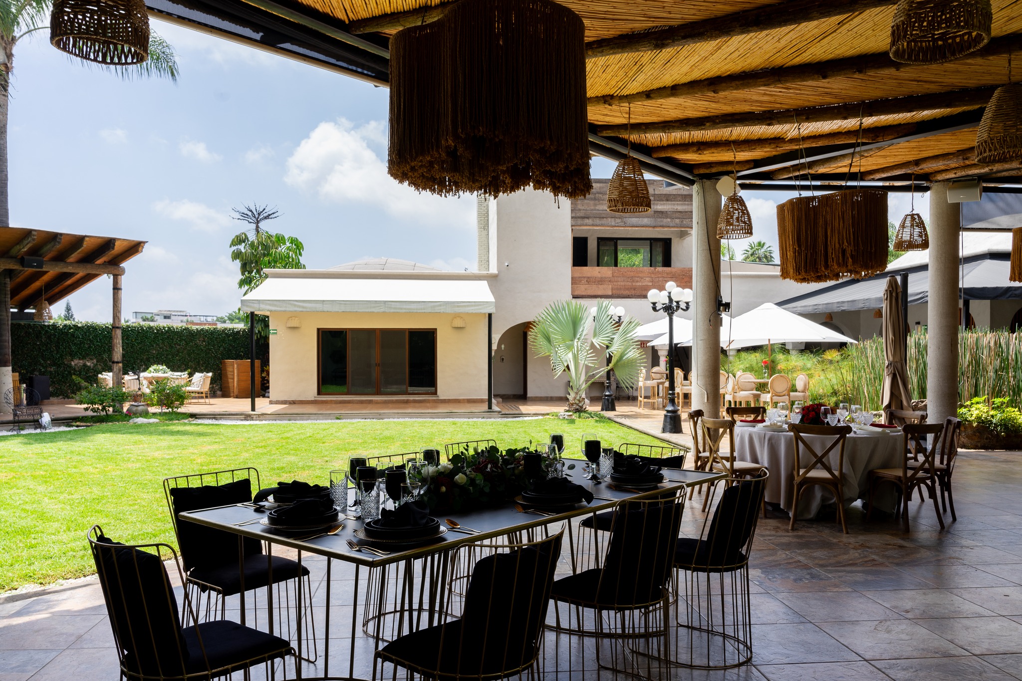 Terraza y mobiliario